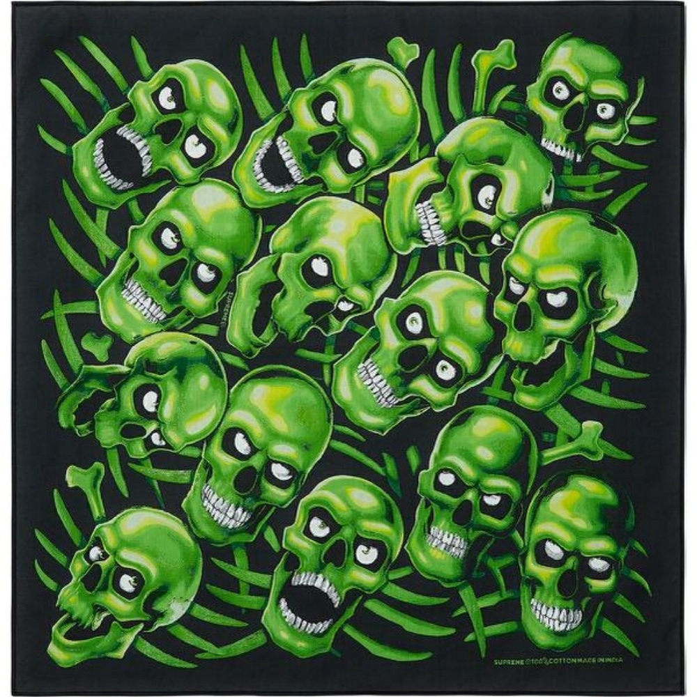 Supreme Skull Pile Bandana